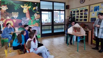 Spotkanie z Panią Anną Więckowską z Biblioteki Pedagogicznej w Tarnowie