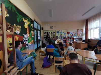 Spotkanie z Panią Anną Więckowską z Biblioteki Pedagogicznej w Tarnowie